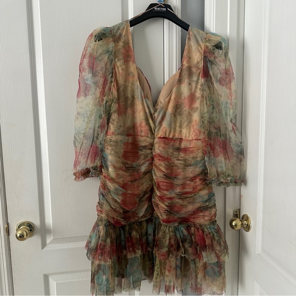 EMMALYN - 3X RUFFLE MINI DRESS - Picture 2 of 5